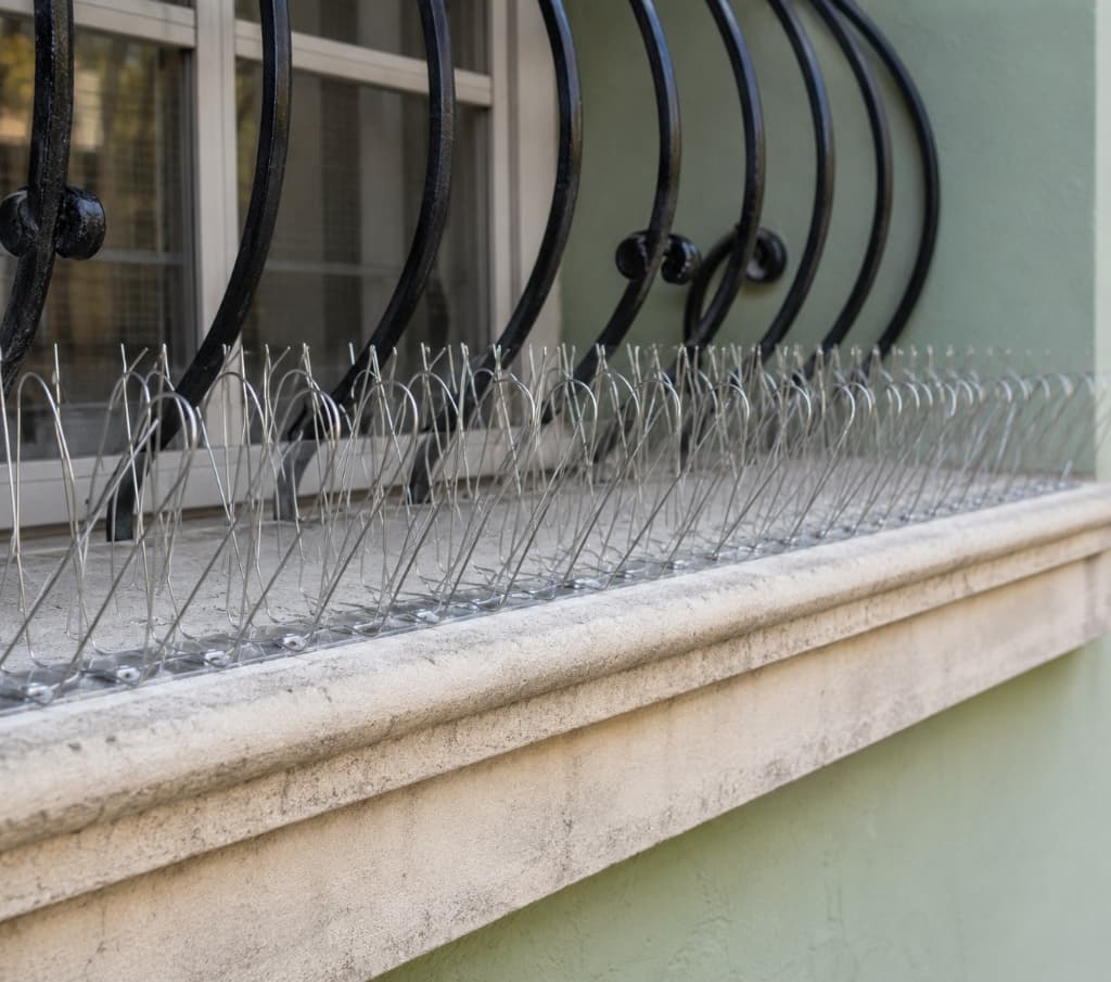 Anti-Bird Spikes - Stainless Steel Window Sill Protection