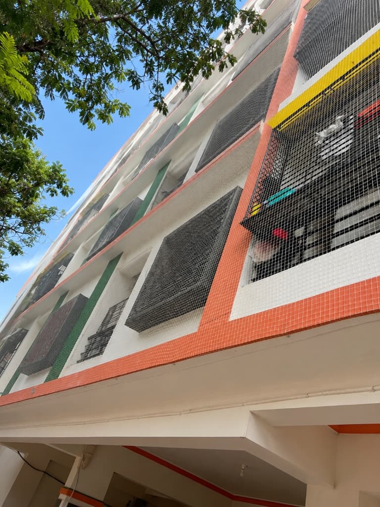 Building Safety Nets - Exterior Facade Net Enclosure