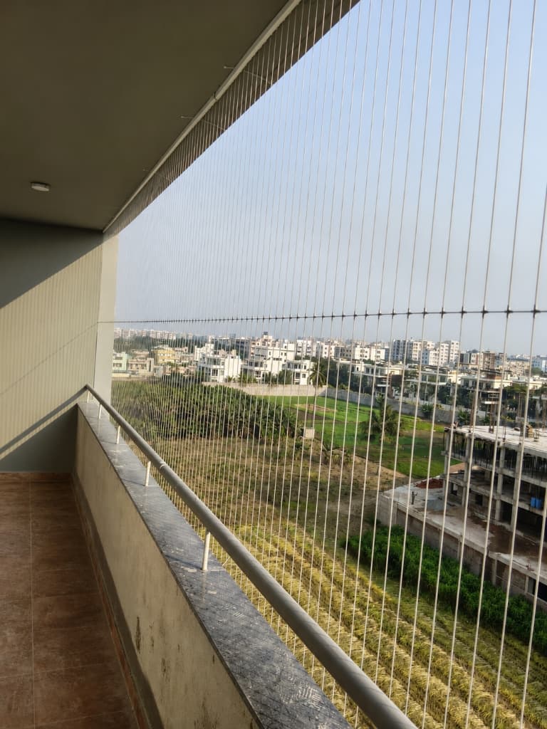 Full Elevation Balcony Invisible Grill